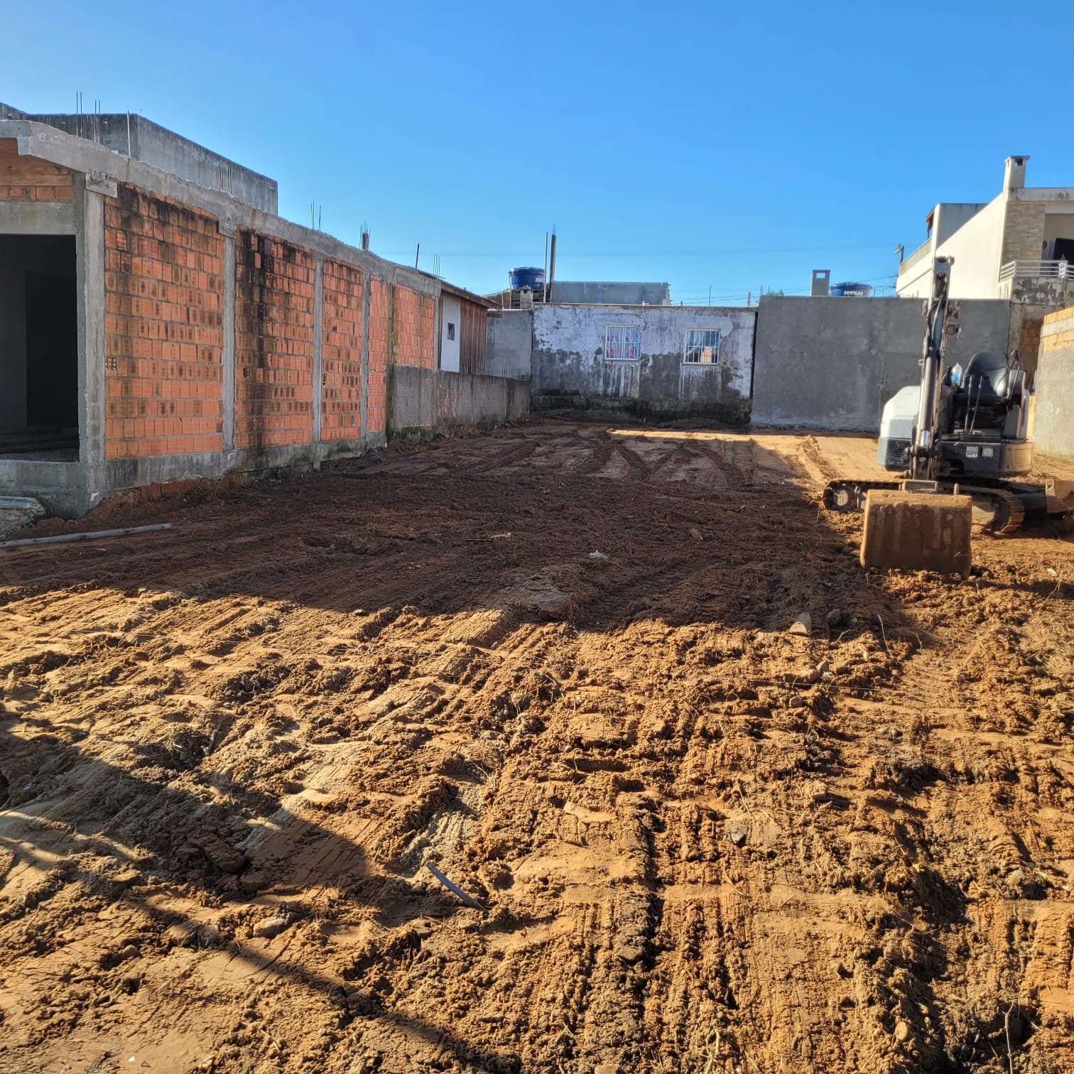 Escavação em terreno
