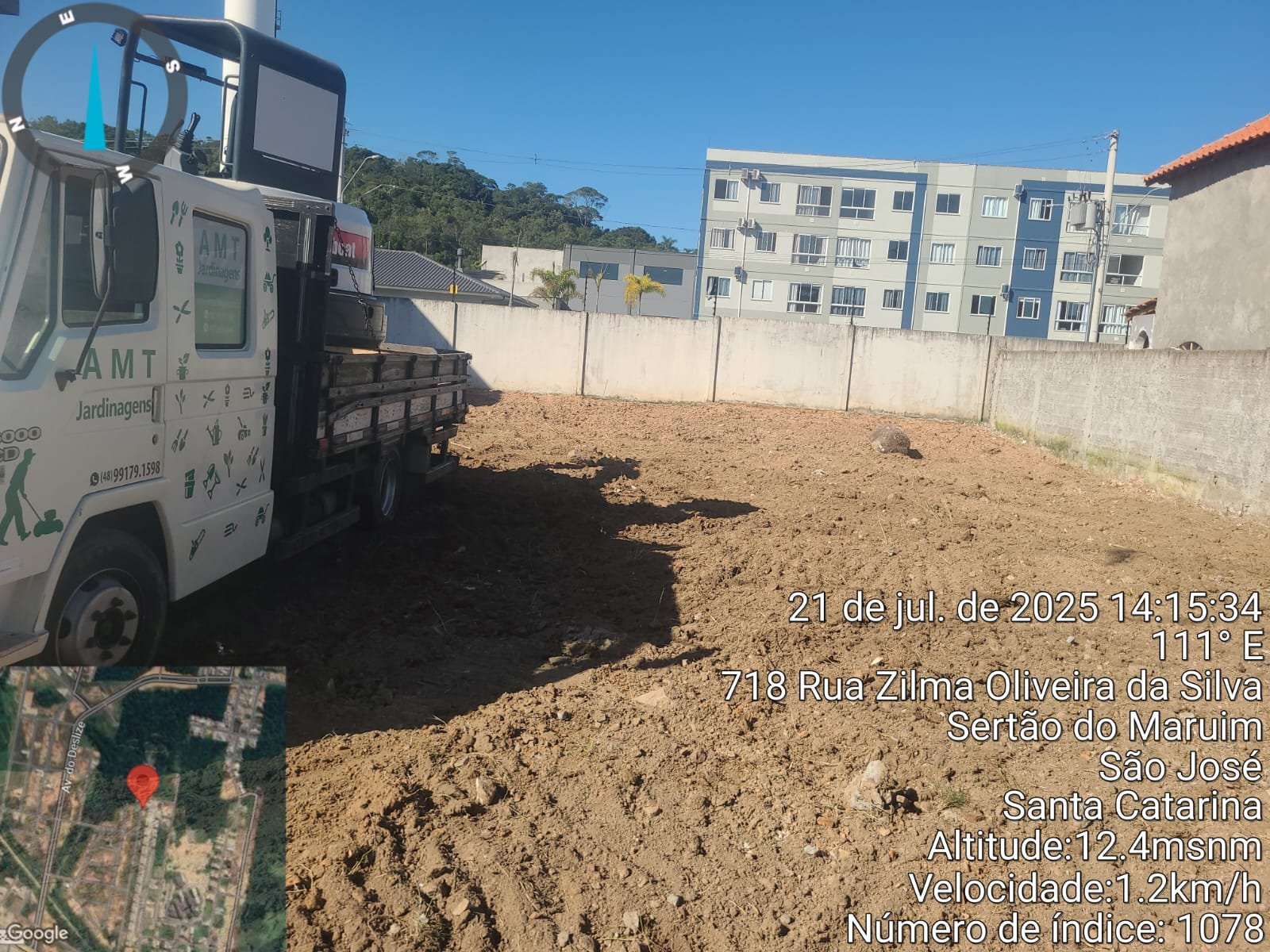 Terreno preparado para obra